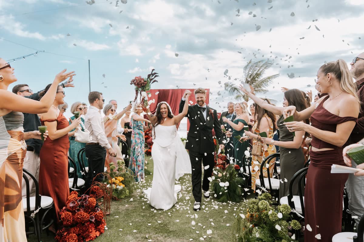 A beautiful wedding moment